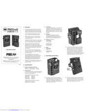 PAG PAGlink 9712 Instructions