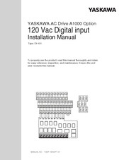 YASKAWA A1000 Series Installation Manual