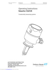 Endress+Hauser Smartec CLD18 Operating Instructions Manual