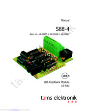 tams elektronik S88-4 Manual