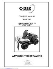 C-Dax SPRAYRIDER Generation 2 Owner's Manual
