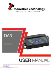 Innovative Technology DA3 User Manual