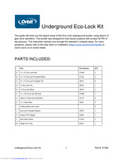Orbit Underground Eco-Lock Kit User Manual