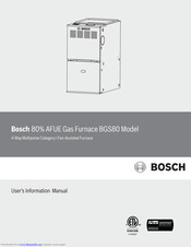 Bosch BGS80 User's Information Manual