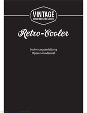 Vintage Industries Kingston XR VIRC155 Operation Manual