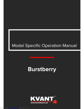 KVANT Burstberry Operation Manual
