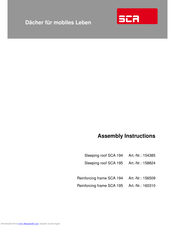 SCA 195 Assembly Instructions Manual