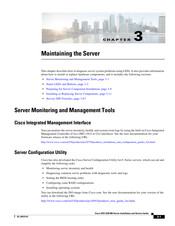Cisco UCS C220 M4 Maintaining The Server