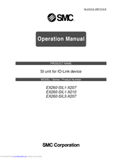SMC Corporation EX260-SIL3-X207 Operation Manual