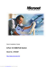 Micronet SP6008P Quick Installation Manual