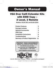 Tripp-lite B130-202A Owner's Manual