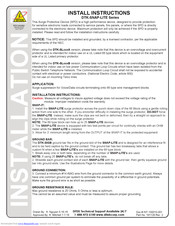 Ditek DTK-SNAP-LITE Series Installation Instructions