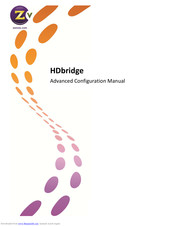 Zeevee HDbridge Configuration Manual