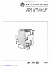 Ge AKR-3-50 Maintenance Manual