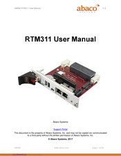 abaco systems RTM311 User Manual
