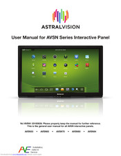 ASTRALVISION AVSN Series User Manual