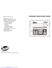 ASTRO AXE580DS Quick Start Manual