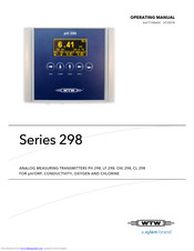 wtw Series 298 Operating Manual