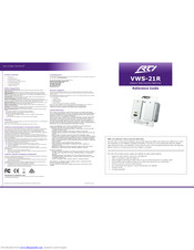 RTI VWS-21R Reference Manual