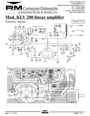 Rm KLV 200 Schematic Diagram