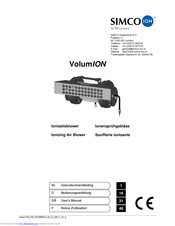 Simco-Ion VolumION User Manual