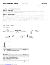 Maykke Winston Product Installation Manual