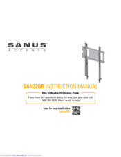 sanus accents SAN22BB Instruction Manual