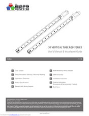 HERA VT 150RGB User Manual & Installation Manual