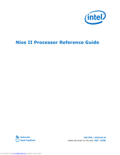 Intel NIOS II Owner Reference Manual