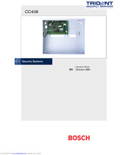 Bosch Solution 880 Operating Manual