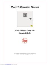 Rheem UPS 32-80N Owner's Operation Manual