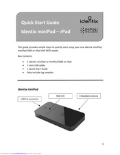 Identix rPad Quick Start Manual