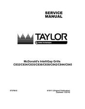 Taylor C838 Service Manual