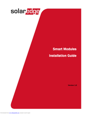 SolarEdge Smart Modules Installation Manual