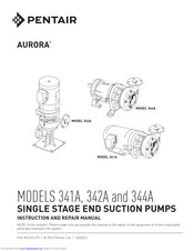 Pentair AURORA 341A Instruction And Repair Manual