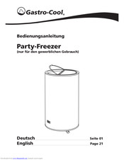 Gastro-Cool GCPF80 Instructions For Use Manual
