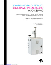 TSI Instruments DUSTTRAK 854030 Operation And Maintenance Manual