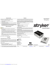 Stryker Speed-Sheet 6010 Operation Manual