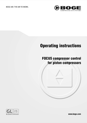 Boge FOCUS Operating Instructions Manual