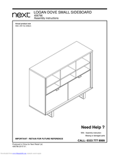 Next LOGAN DOVE SMALL SIDEBOARD Assembly Instructions Manual