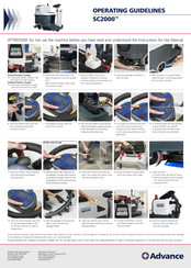 Advance acoustic sc2000 Operating Manuallines