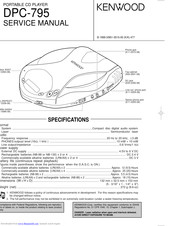 Kenwood DPC-795 Service Manual