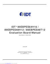 IDT 89EBPES48H12 Manual