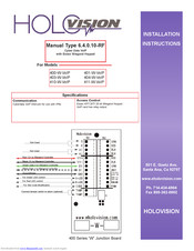Holovision 404-W-VoIP Installation Instructions