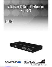 ConvergeAV ST1218T Manual