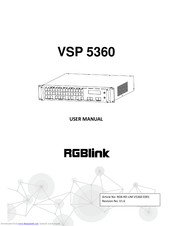 RGBlink VSP 5360 User Manual