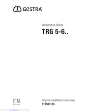 GESTRA TRG 5-6 Installation Instructions Manual