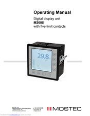 Mostec M3605 Operating Manual
