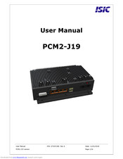 ISIC PCM2-J19 User Manual