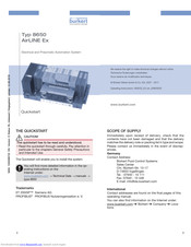 Burkert AirLINE Ex 8650 Quick Start Manual
